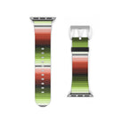 Red-Green Mexican Serape Watch Band - The Global Wanderer