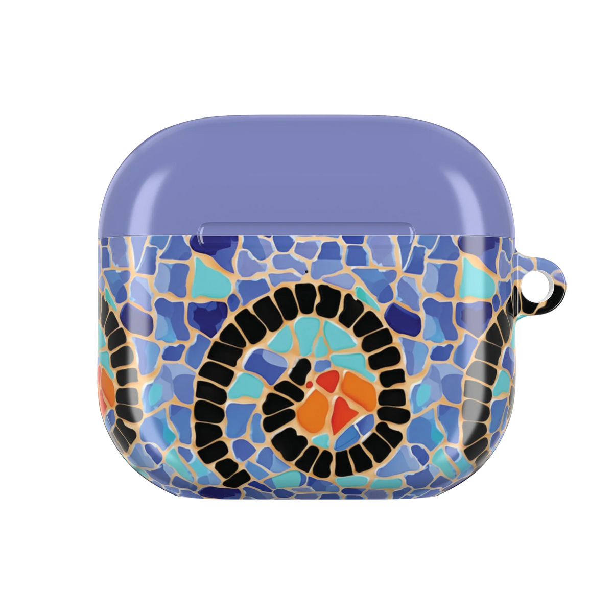 Reus Twirl Mosaic AirPods 4 Case - The Global Wanderer