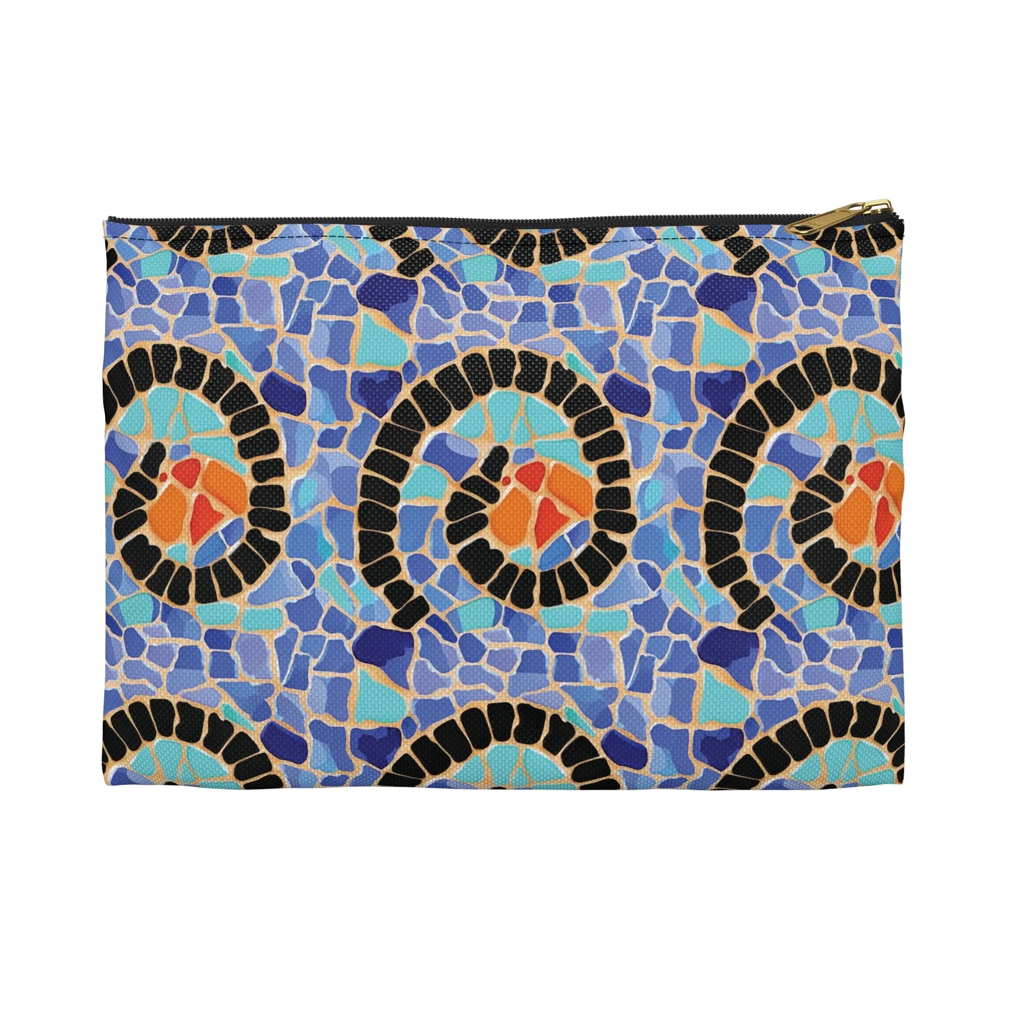 Reus Twirl Mosaic Flat Pouch - The Global Wanderer