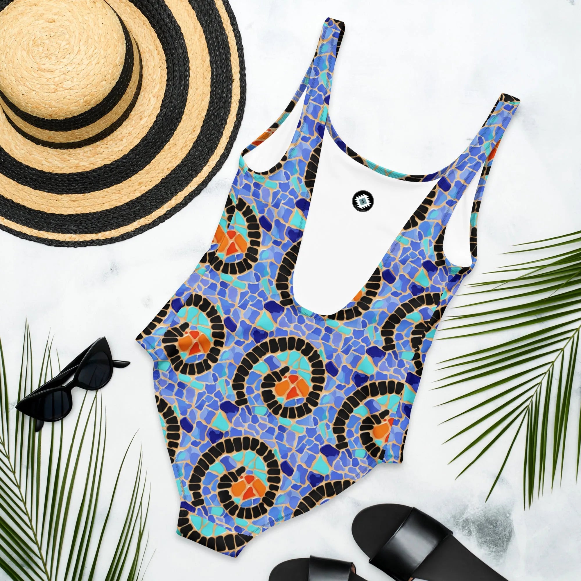 Reus Twirl Mosaic One-Piece Swimsuit - The Global Wanderer