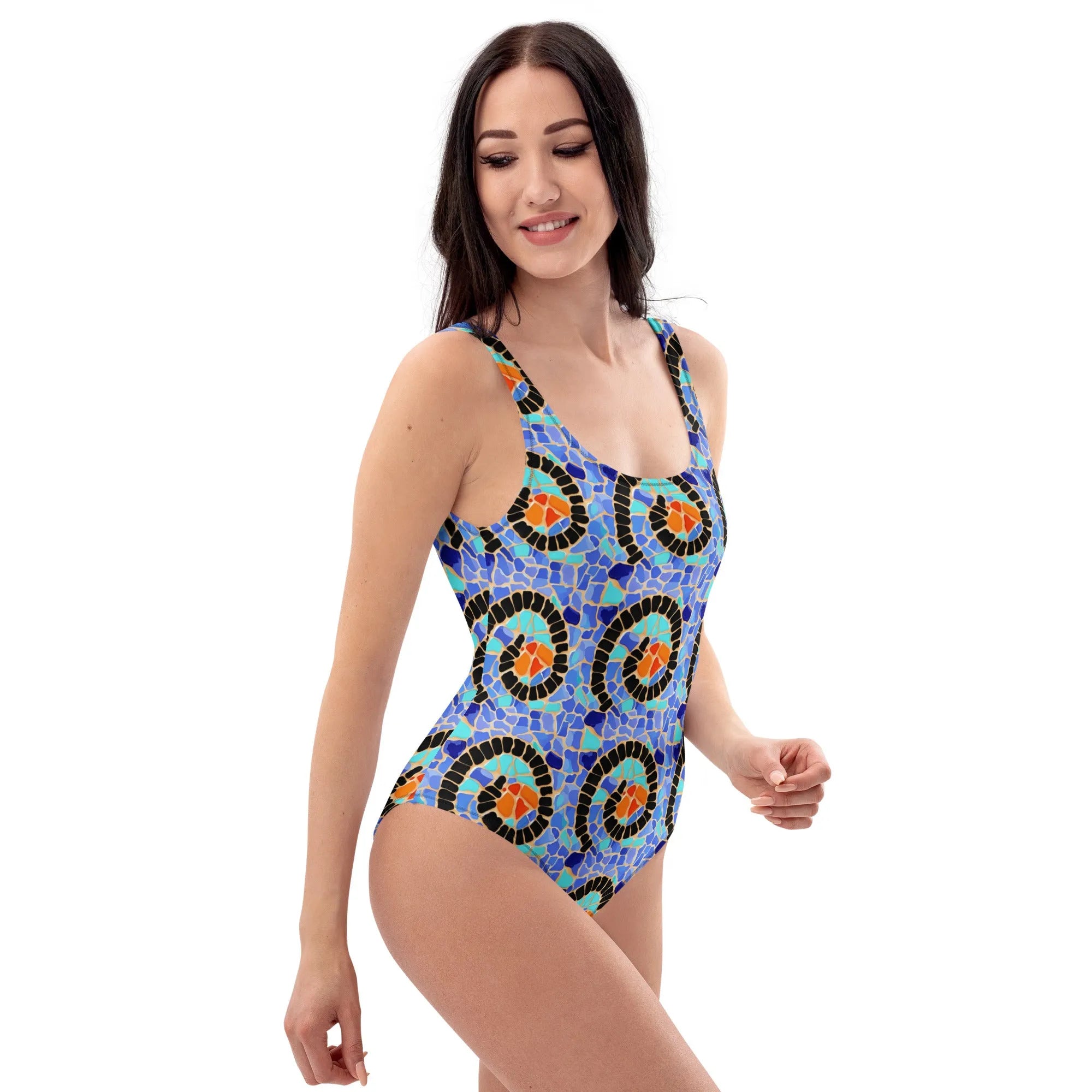 Reus Twirl Mosaic One-Piece Swimsuit - The Global Wanderer