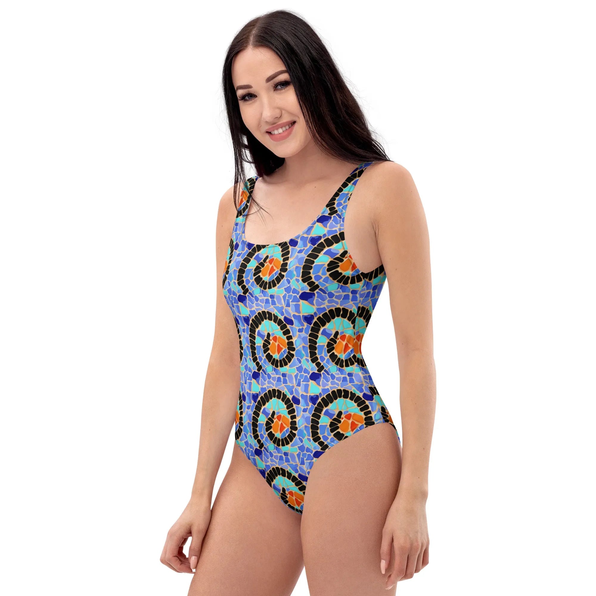 Reus Twirl Mosaic One-Piece Swimsuit - The Global Wanderer
