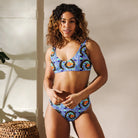 Reus Twirl Mosaic Recycled High-Waisted Bikini - The Global Wanderer