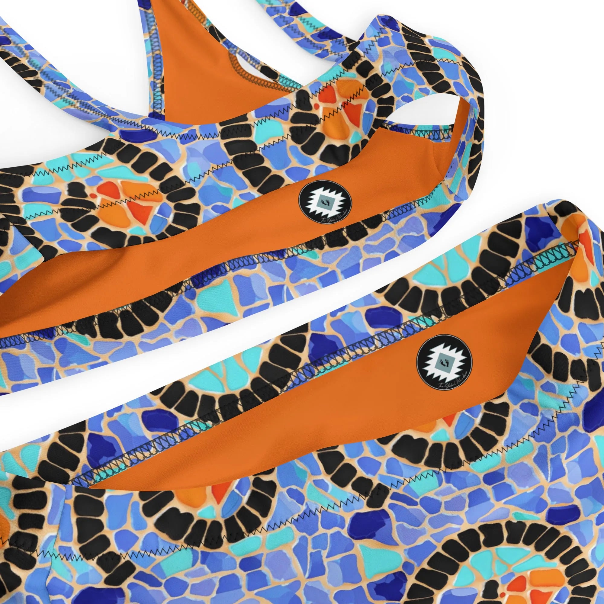 Reus Twirl Mosaic Recycled High-Waisted Bikini - The Global Wanderer
