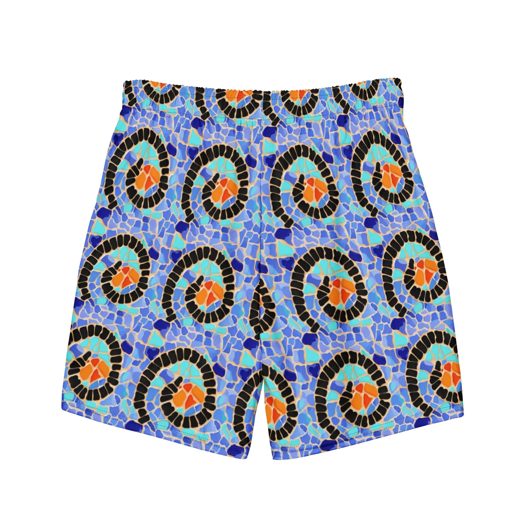 Reus Twirl Mosaic Recycled Swim Trunks - The Global Wanderer