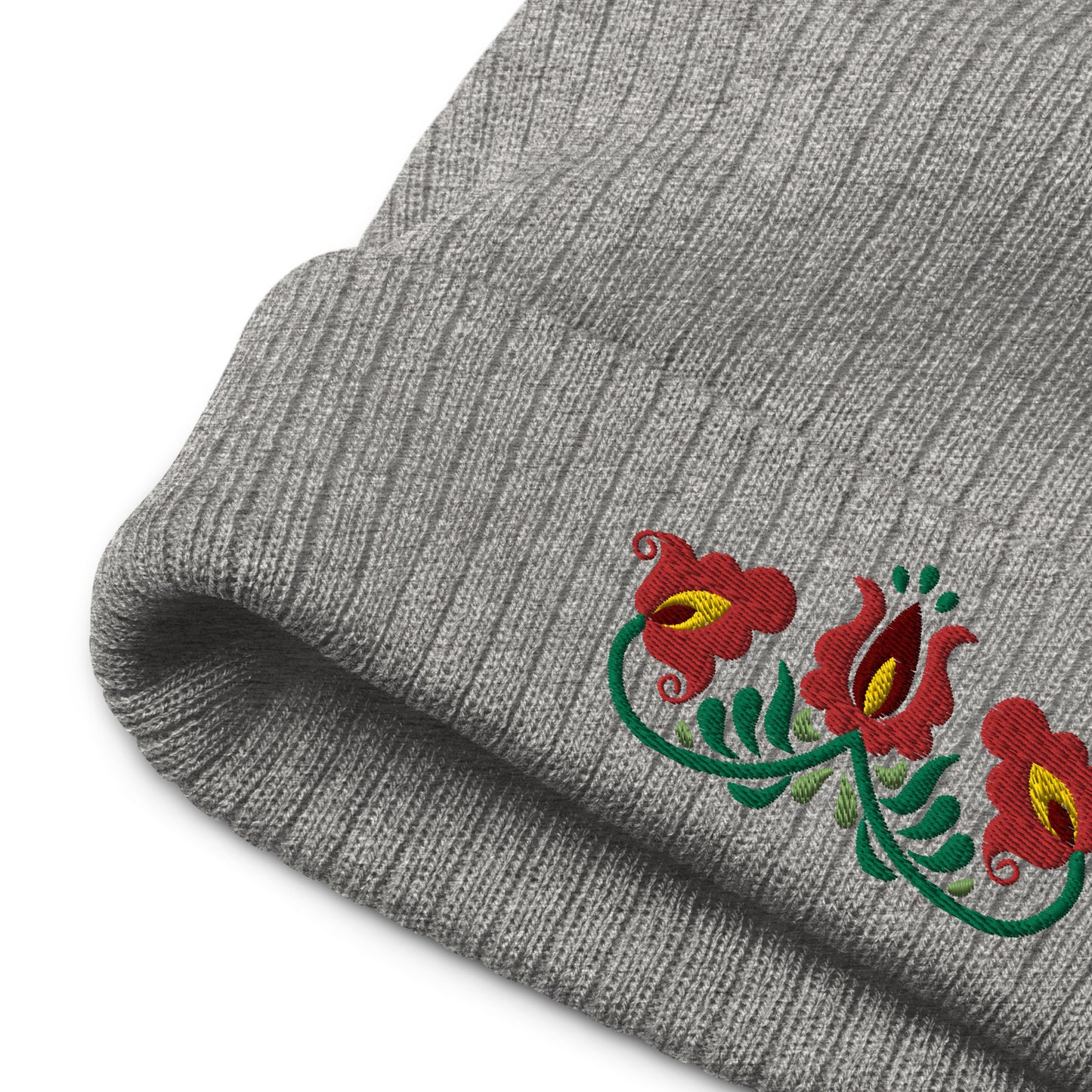 Hungarian Matyó Embroidered Beanie