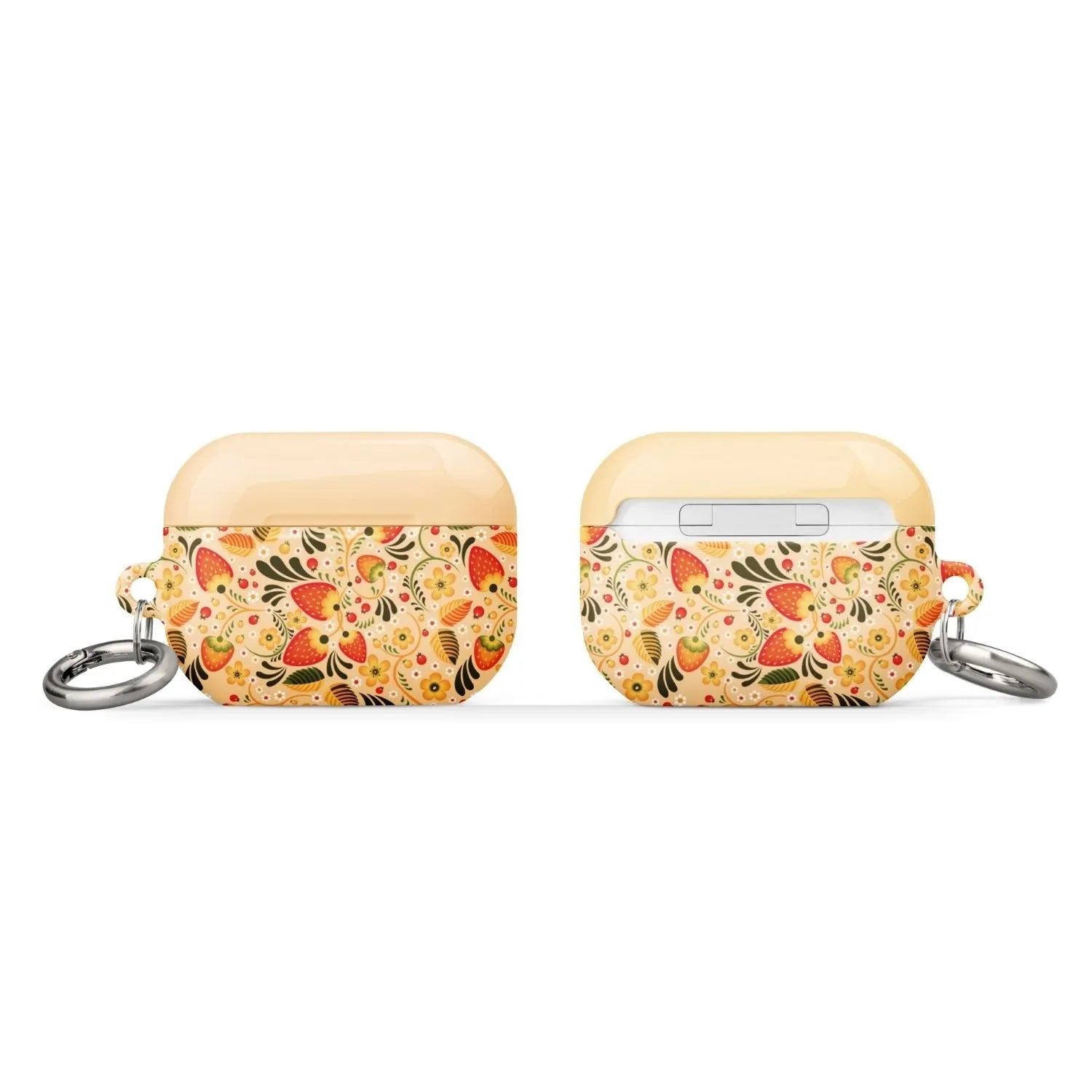 Russian Beige Khokhloma AirPod Pro 2 Case - The Global Wanderer