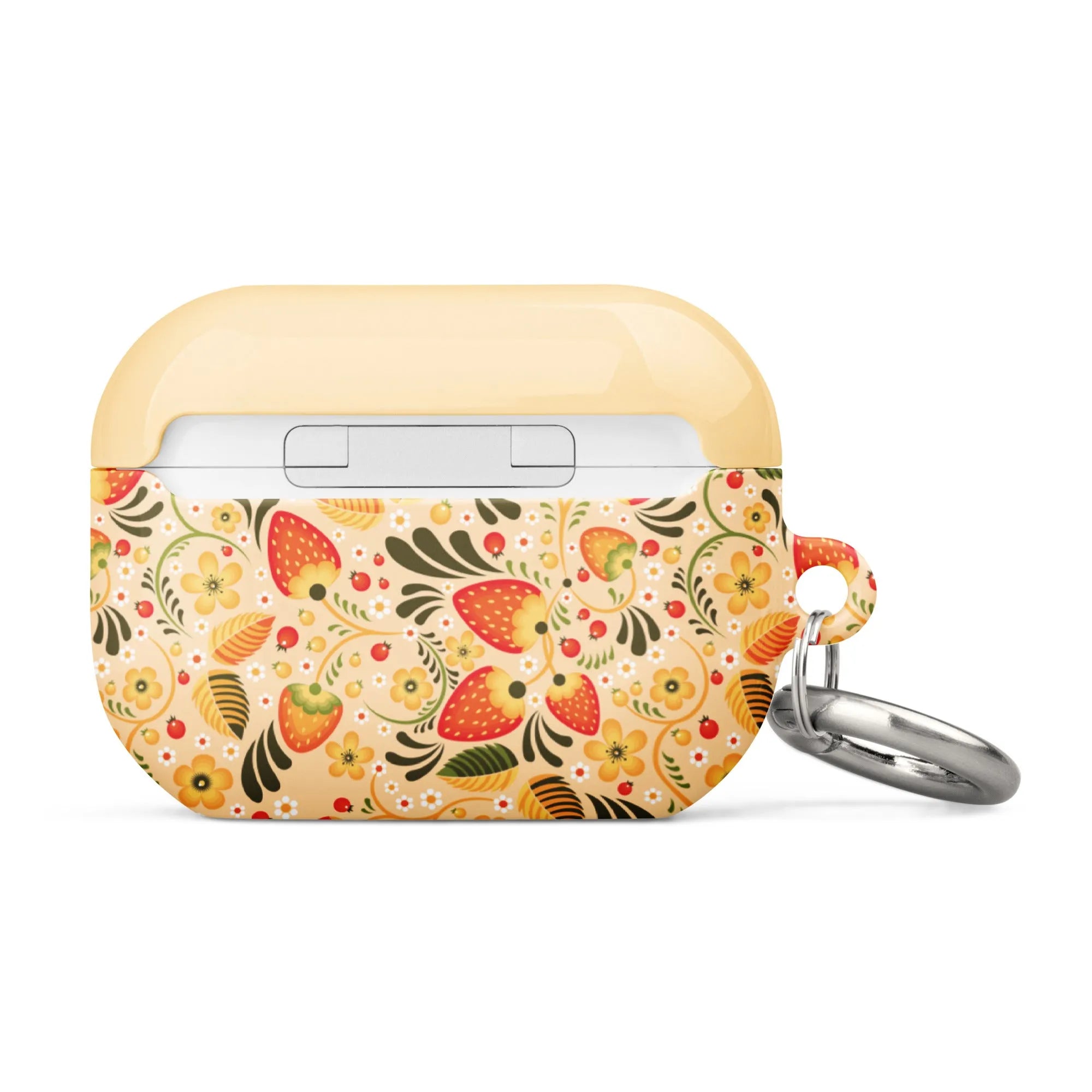 Russian Beige Khokhloma AirPod Pro 2 Case - The Global Wanderer