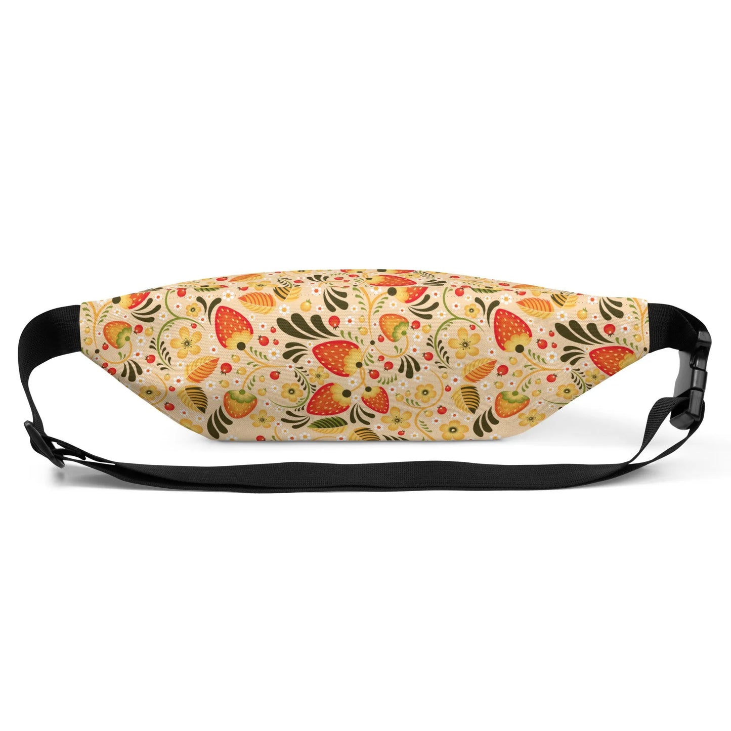 Russian Beige Khokhloma Fanny Pack - The Global Wanderer