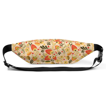 Russian Beige Khokhloma Fanny Pack - The Global Wanderer