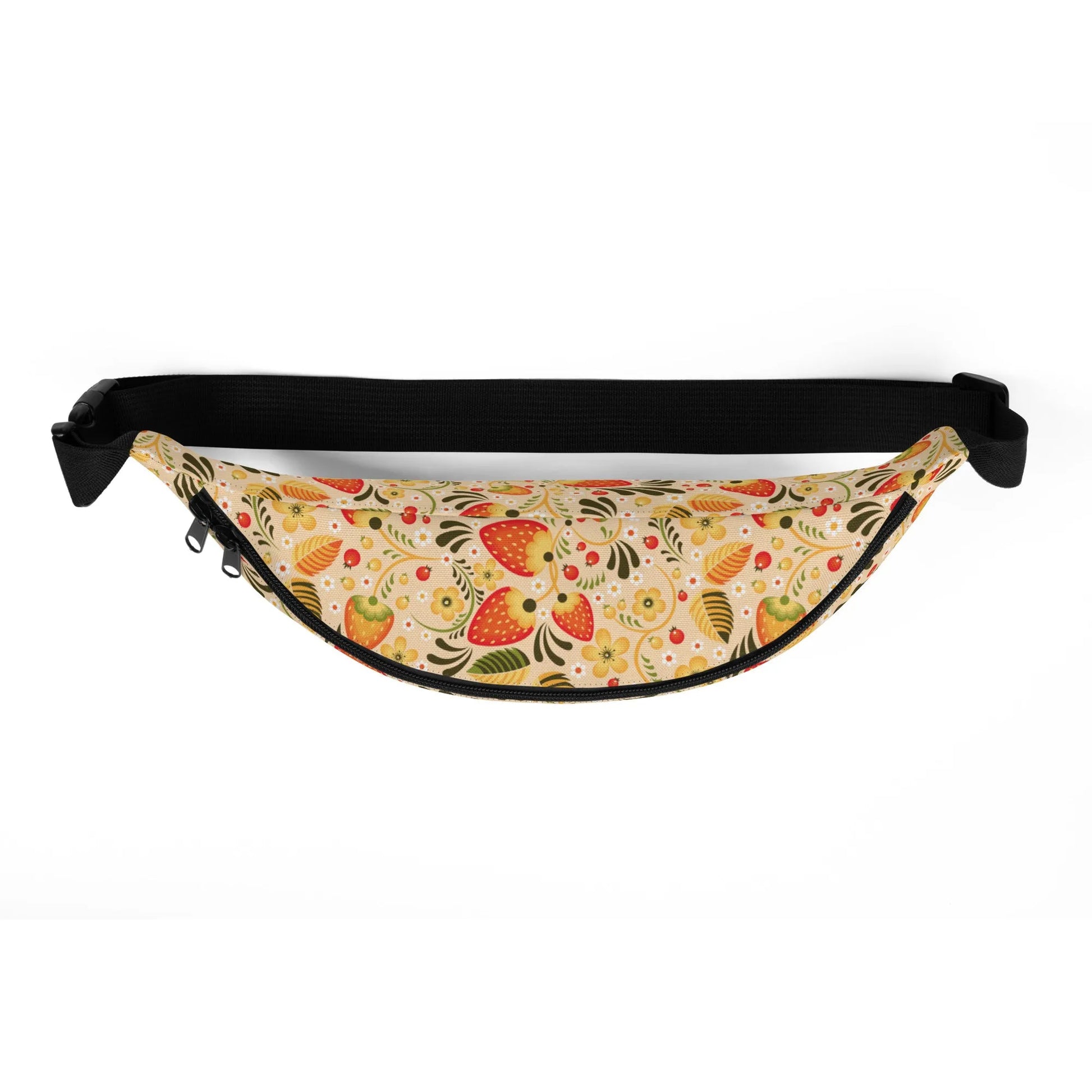 Russian Beige Khokhloma Fanny Pack - The Global Wanderer