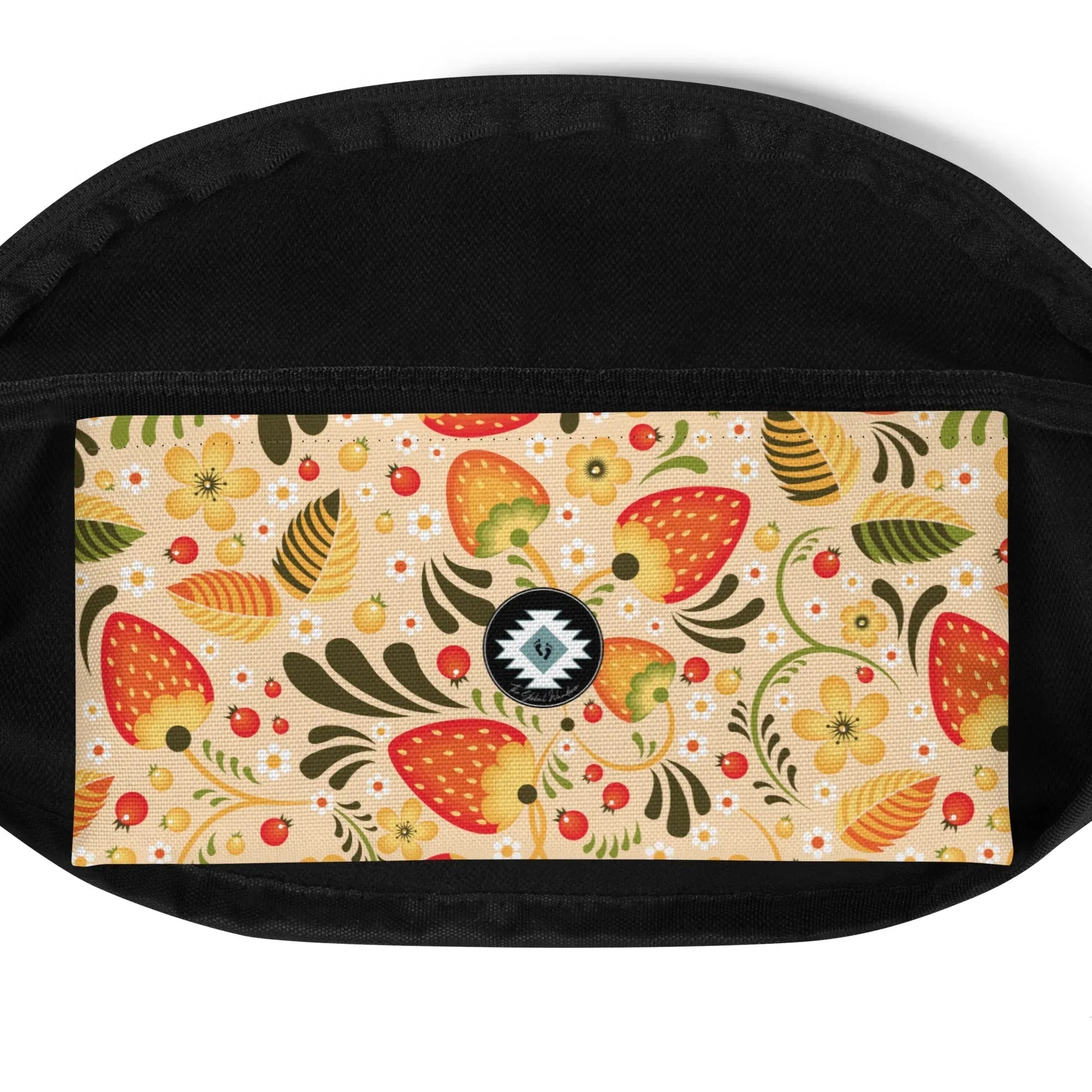 Russian Beige Khokhloma Fanny Pack - The Global Wanderer