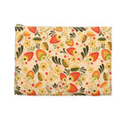 Russian Beige Khokhloma Print Pouch - The Global Wanderer