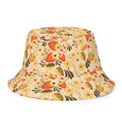 Russian Beige Khokhloma Reversible Bucket Hat - The Global Wanderer