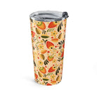 Russian Beige Khokhloma Tumbler - The Global Wanderer