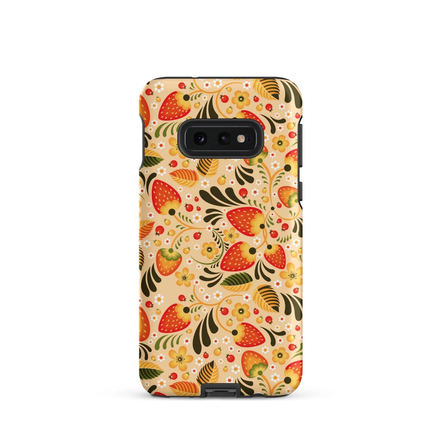 Russian Khokhloma Beige Tough Samsung® Case - The Global Wanderer