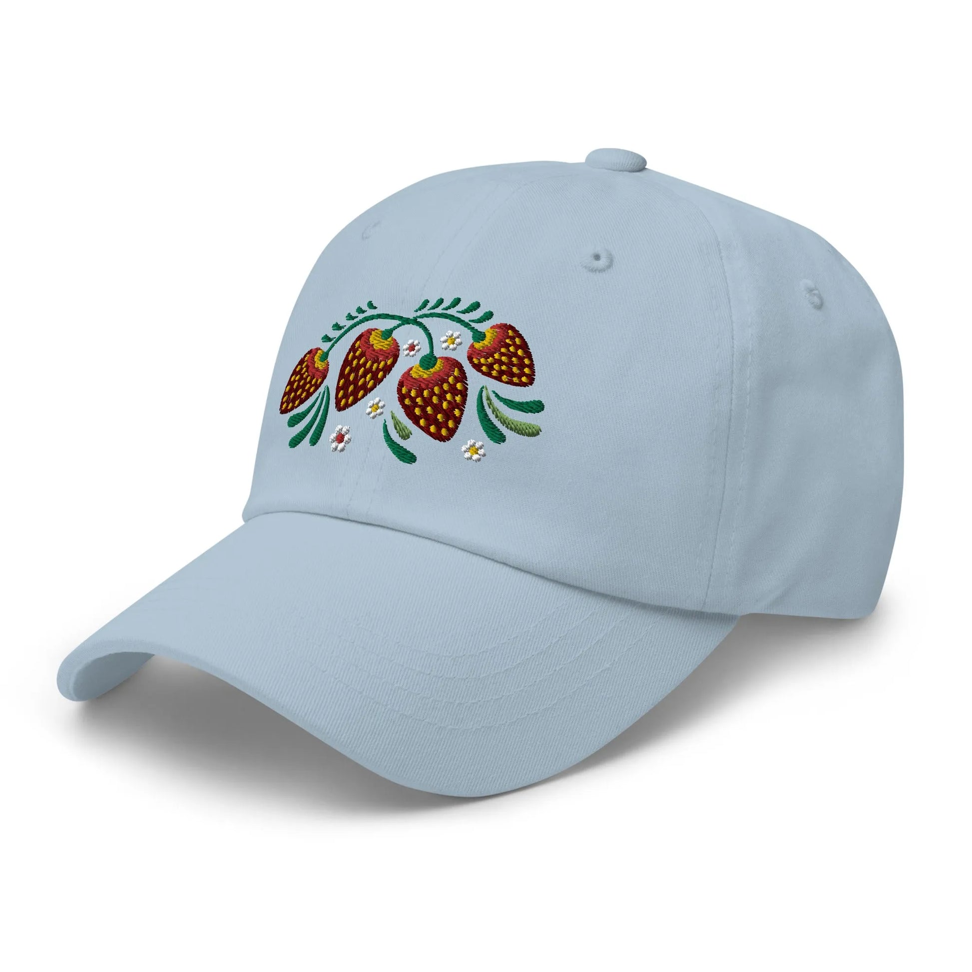 Russian Khokhloma Embroidered Dad Hat - The Global Wanderer