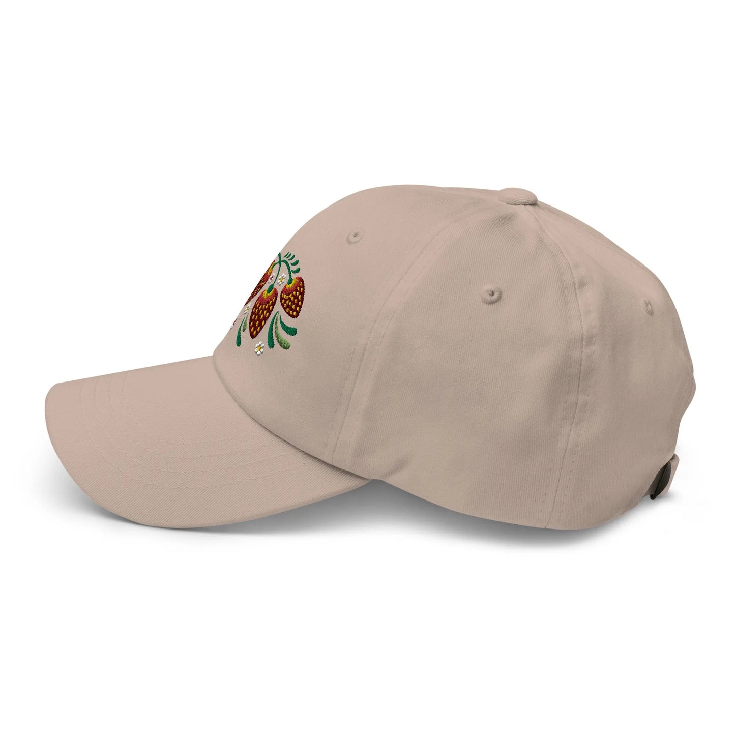 Russian Khokhloma Embroidered Dad Hat - The Global Wanderer