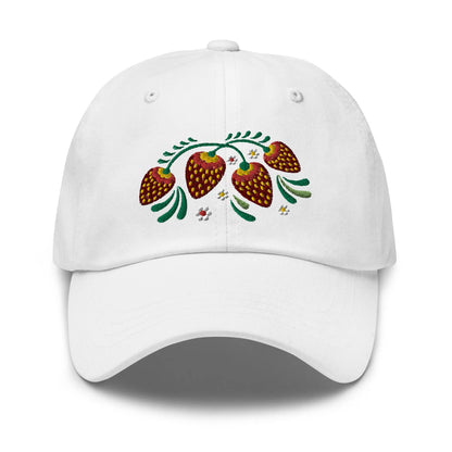 Russian Khokhloma Embroidered Dad Hat - The Global Wanderer