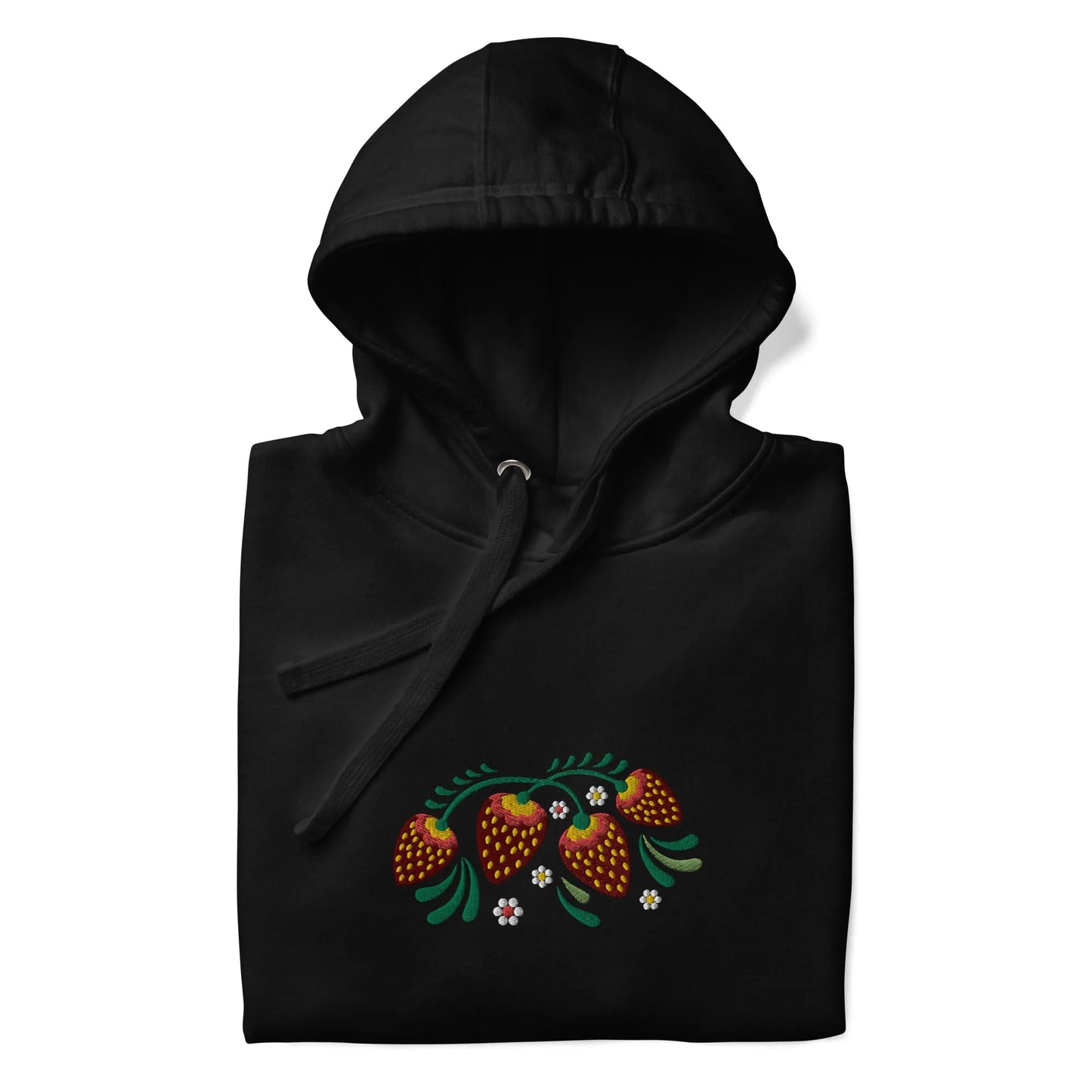 Russian Khokhloma Embroidered Hoodie - The Global Wanderer