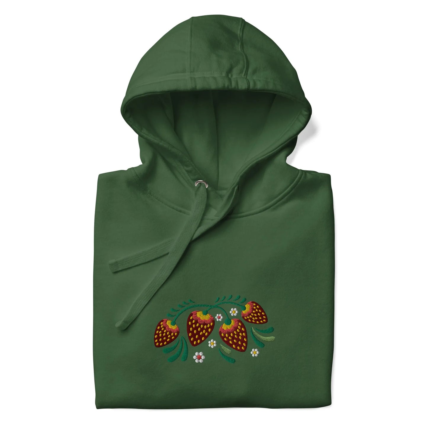 Russian Khokhloma Embroidered Hoodie - The Global Wanderer