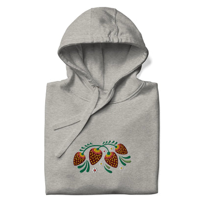 Russian Khokhloma Embroidered Hoodie - The Global Wanderer