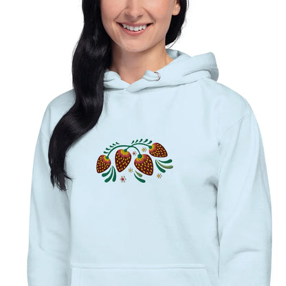 Russian Khokhloma Embroidered Hoodie - The Global Wanderer