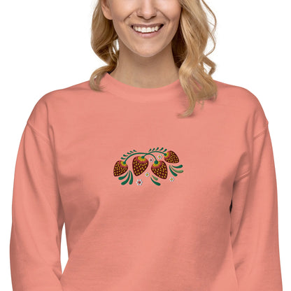 Russian Khokhloma Embroidered Sweatshirt - The Global Wanderer