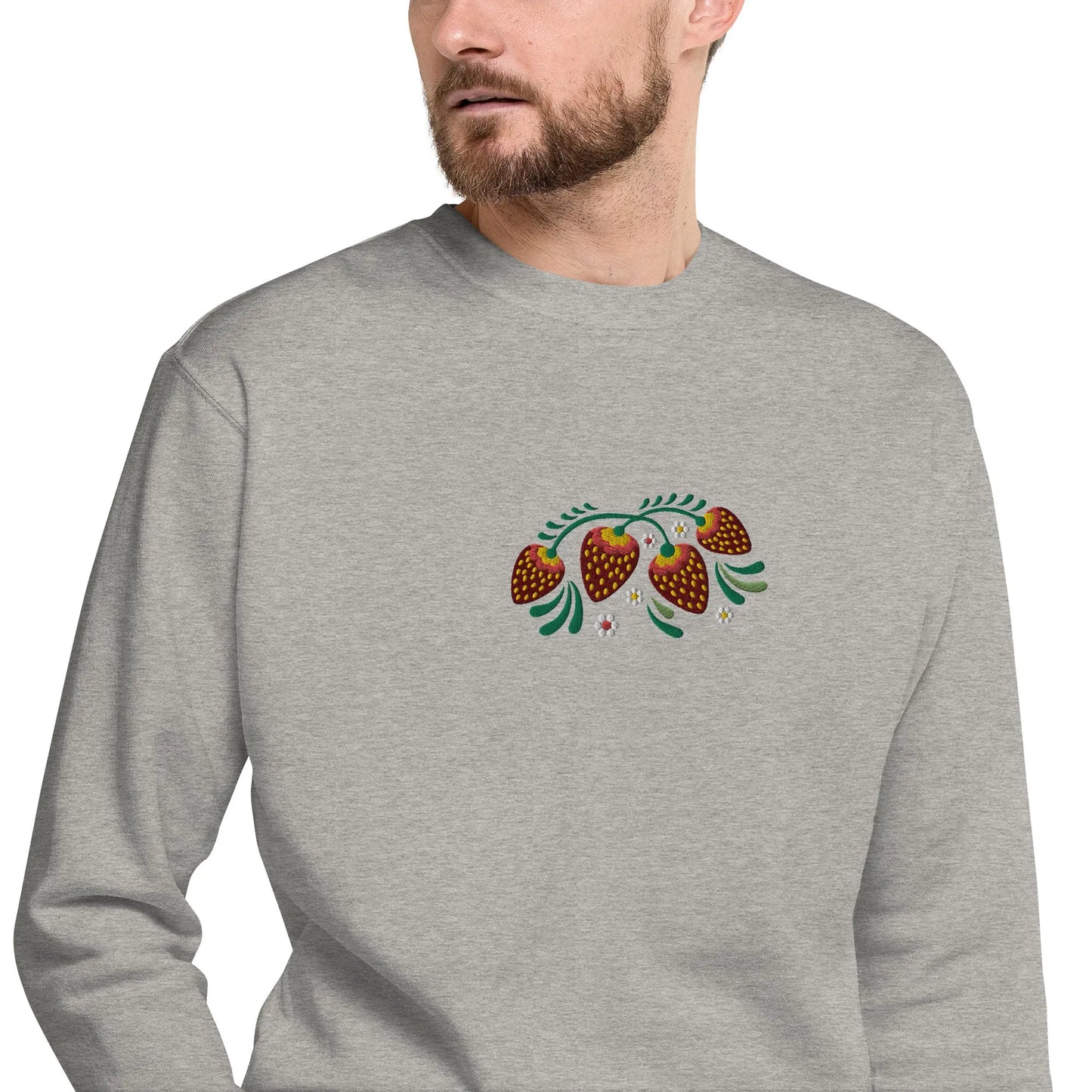 Russian Khokhloma Embroidered Sweatshirt - The Global Wanderer