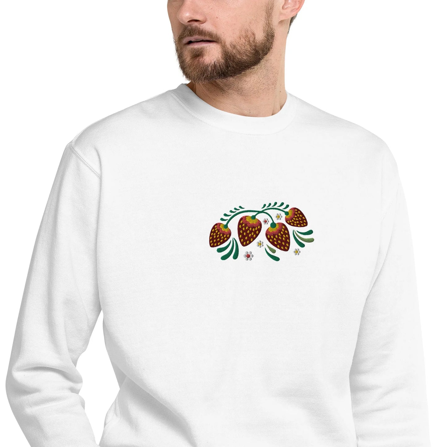 Russian Khokhloma Embroidered Sweatshirt - The Global Wanderer