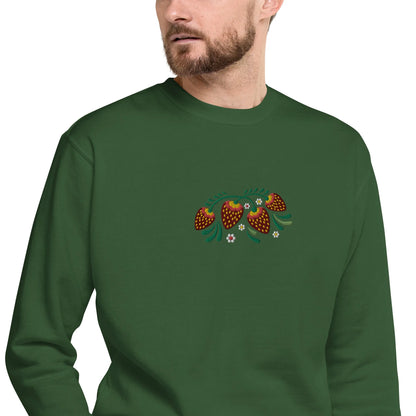 Russian Khokhloma Embroidered Sweatshirt - The Global Wanderer