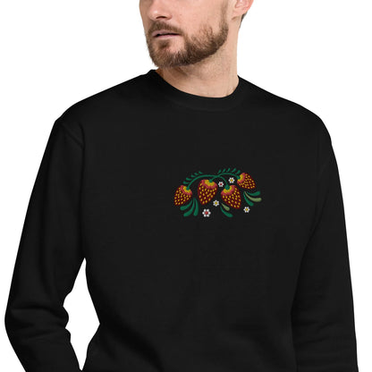 Russian Khokhloma Embroidered Sweatshirt - The Global Wanderer