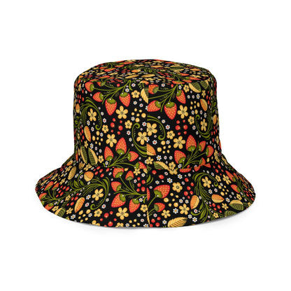 Russian Khokhloma Reversible Bucket Hat - The Global Wanderer