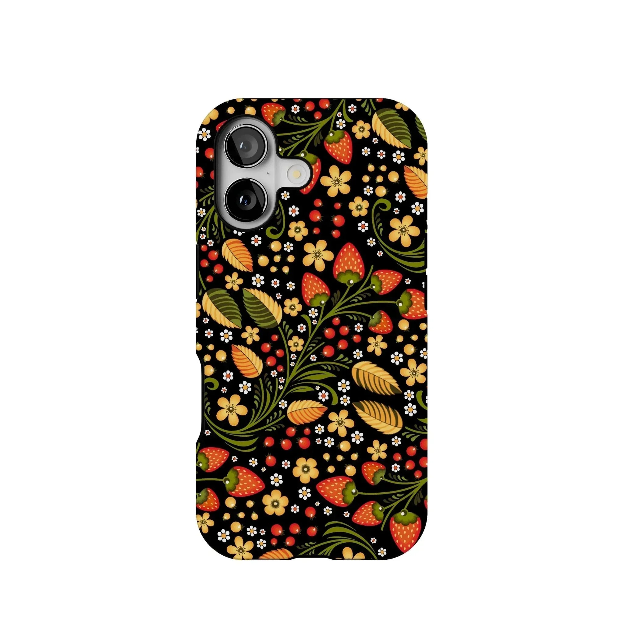 Moscow Berry Khokhloma iPhone Case | Globally Inspired MagSafe