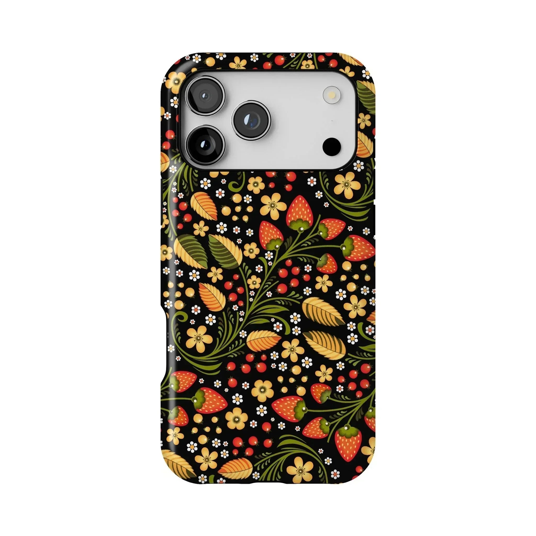 Moscow Berry Khokhloma iPhone Case | Globally Inspired MagSafe