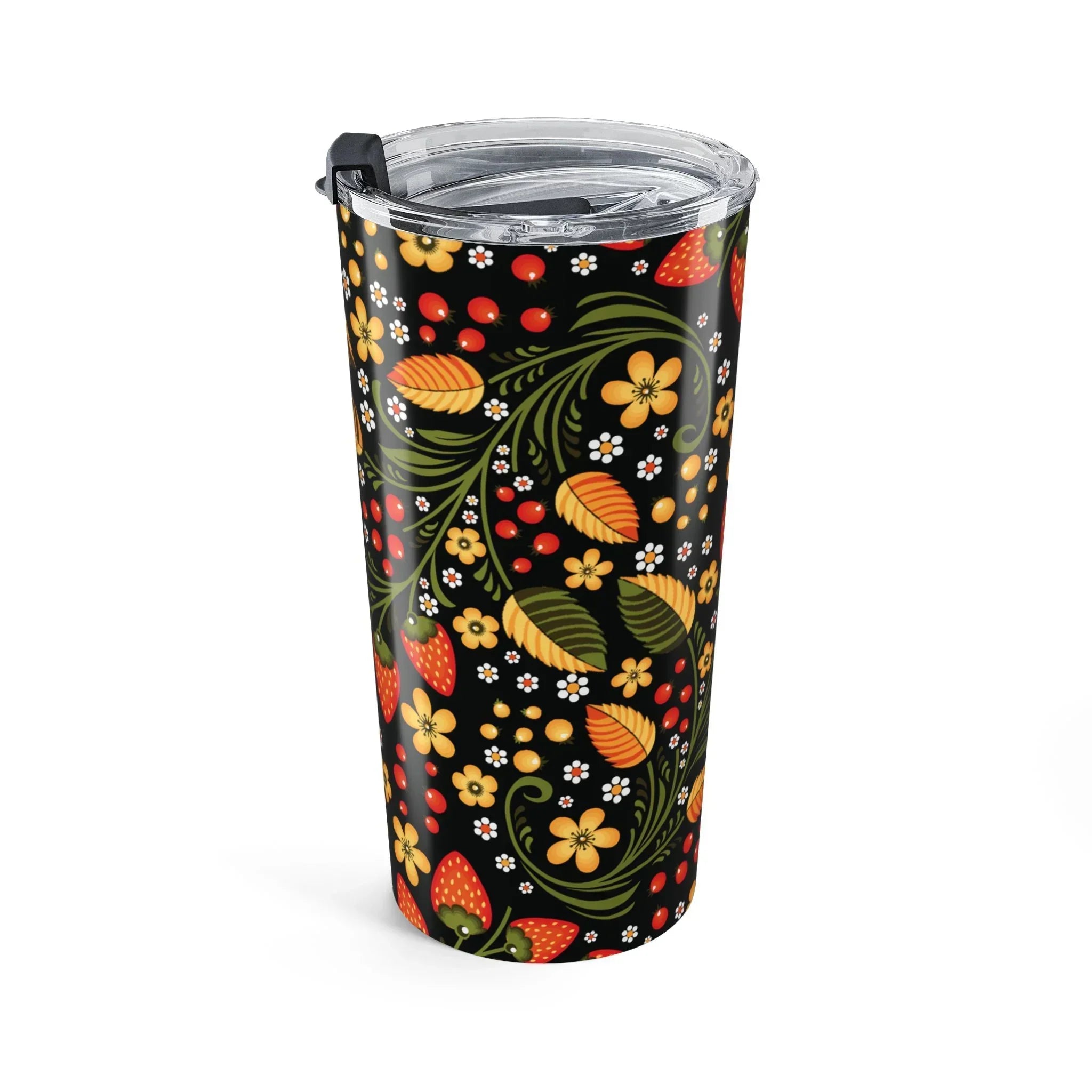 Russian Khokhloma Tumbler - The Global Wanderer