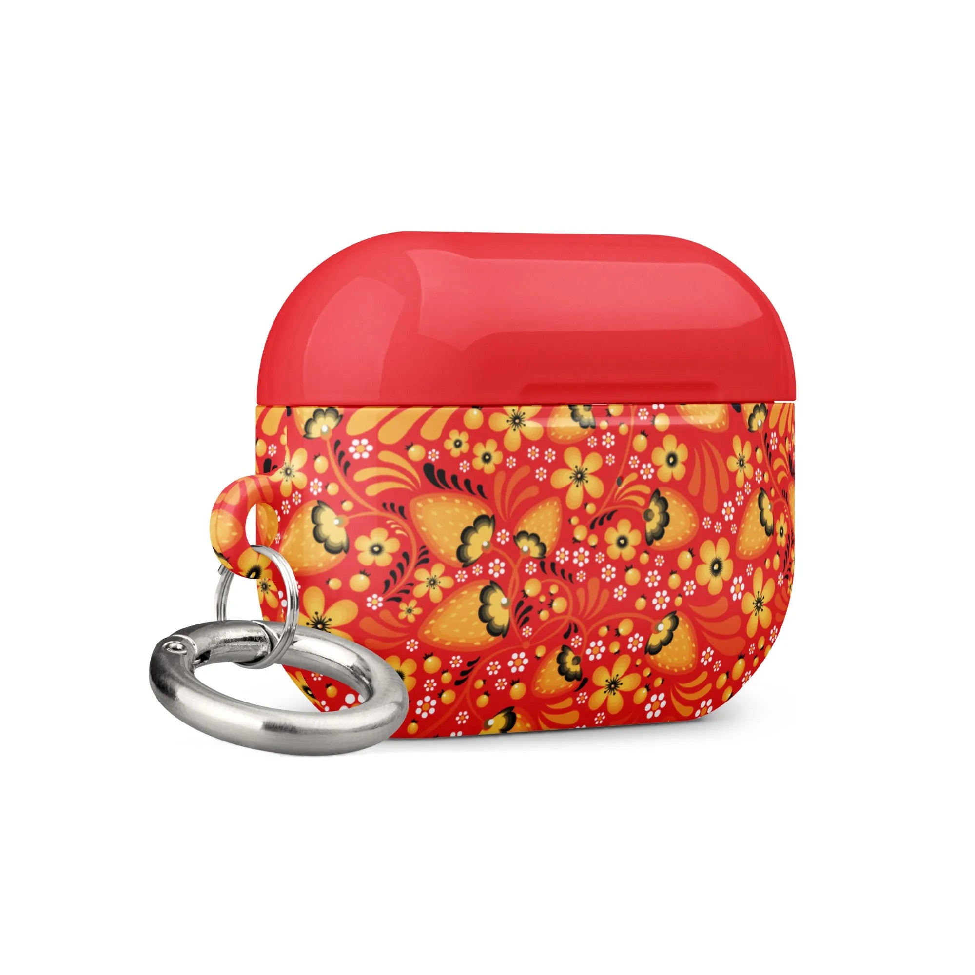 Russian Red Khokhloma AirPod Pro 2 Case - The Global Wanderer