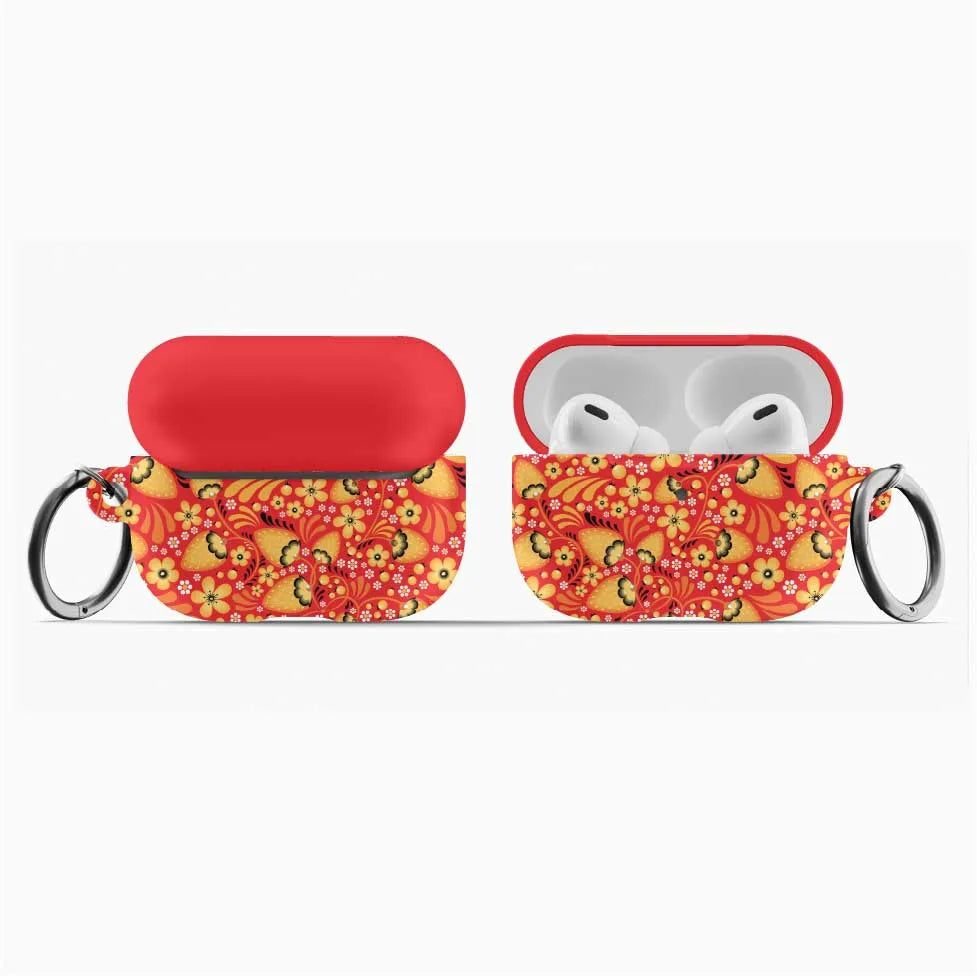 Russian Red Khokhloma AirPod® Case - The Global Wanderer