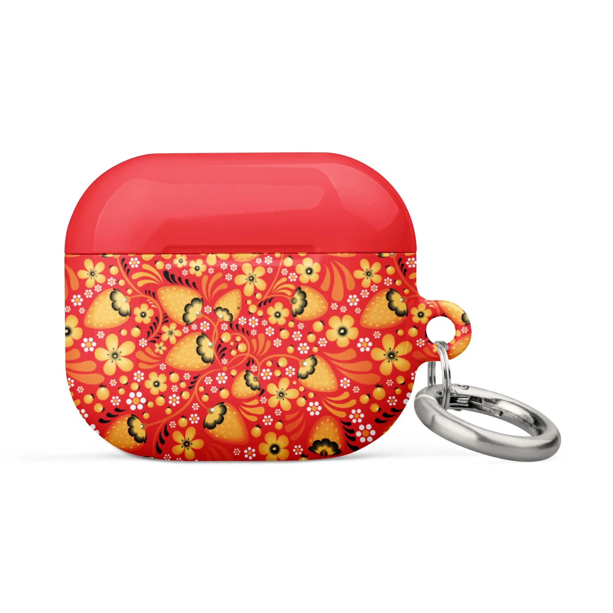 Russian Red Khokhloma AirPod 3 Case - The Global Wanderer