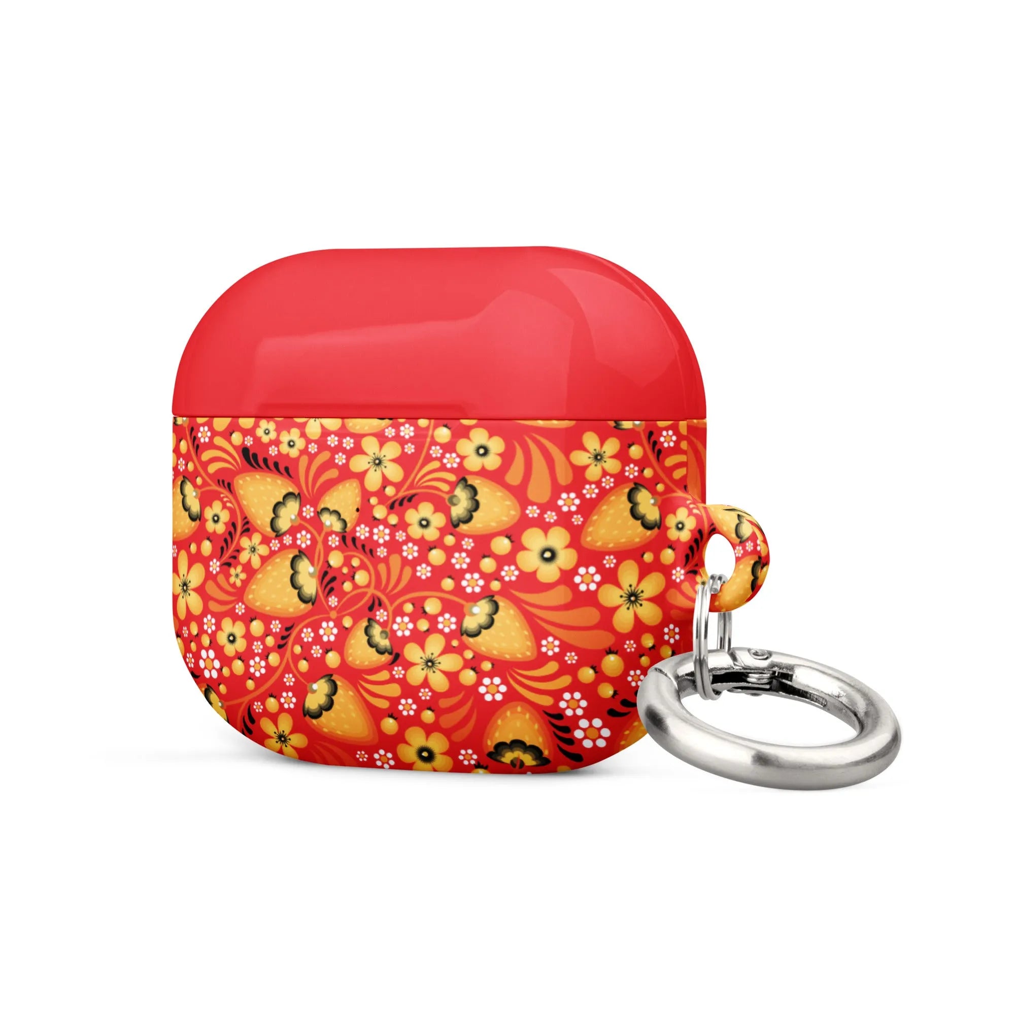 Russian Red Khokhloma AirPod 3 Case - The Global Wanderer