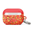 Russian Red Khokhloma AirPod Pro 2 Case - The Global Wanderer