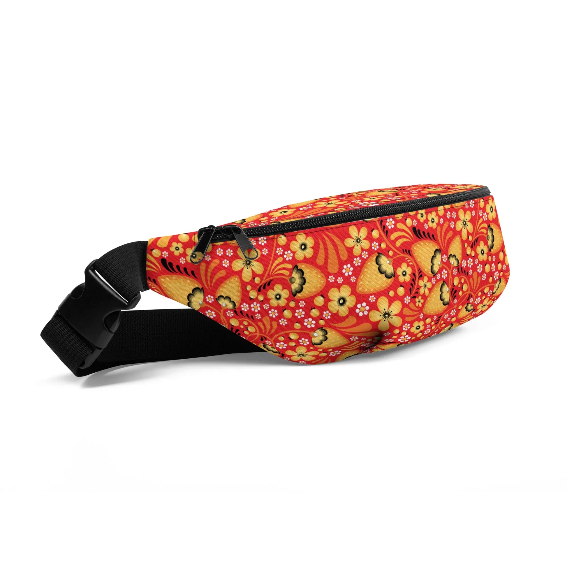 Russian Red Khokhloma Fanny Pack - The Global Wanderer