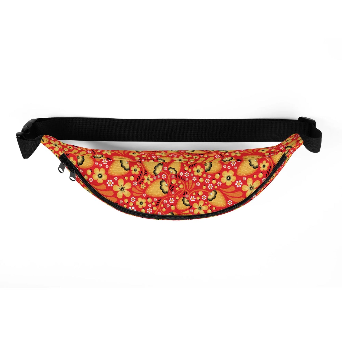 Russian Red Khokhloma Fanny Pack - The Global Wanderer