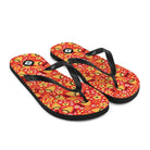 Russian Red Khokhloma Flip Flops - The Global Wanderer