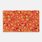 Russian Red Khokhloma Print Desk Mat - The Global Wanderer