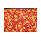 Russian Red Khokhloma Print Pouch - The Global Wanderer