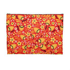 Russian Red Khokhloma Print Pouch - The Global Wanderer