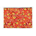 Russian Red Khokhloma Print Pouch - The Global Wanderer