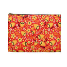 Russian Red Khokhloma Print Pouch - The Global Wanderer