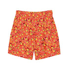 Russian Red Khokhloma Recycled Men's Swim Trunks - The Global Wanderer